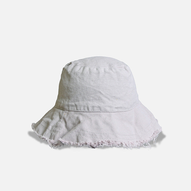 Wholesale of Solid Color Fur Trimmed Polyester Fisherman Hats